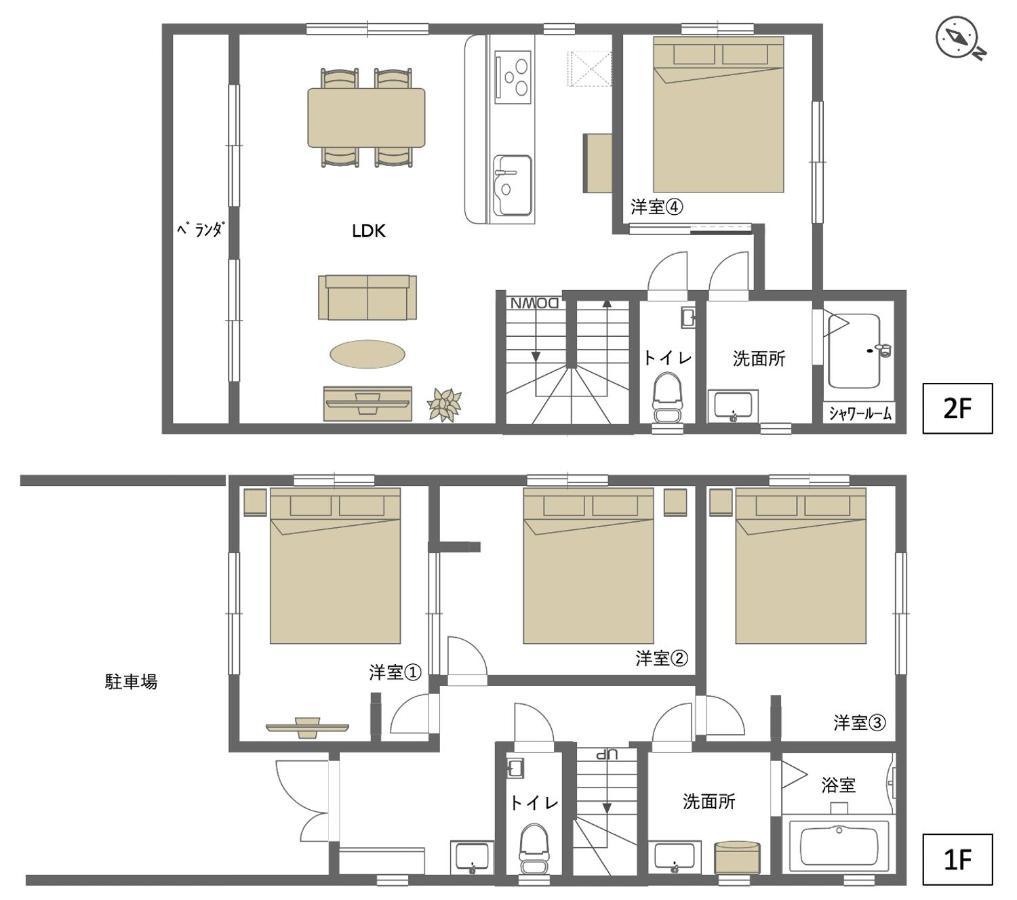 Yofuke House Apartment Luaran gambar